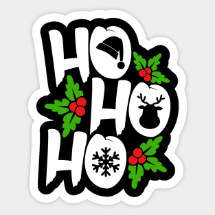 Ho, Ho, Ho Christmas Sticker